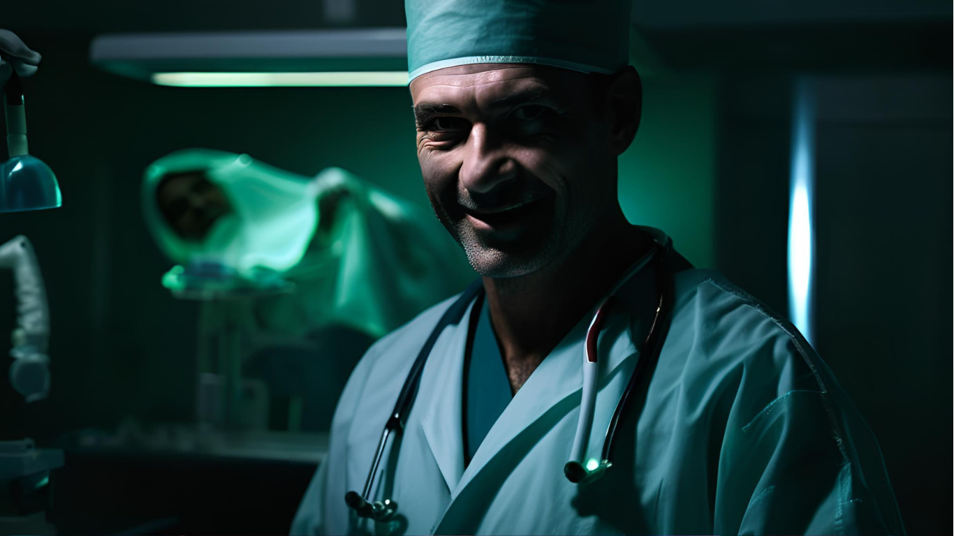 Doctor with god com plex. surgeon