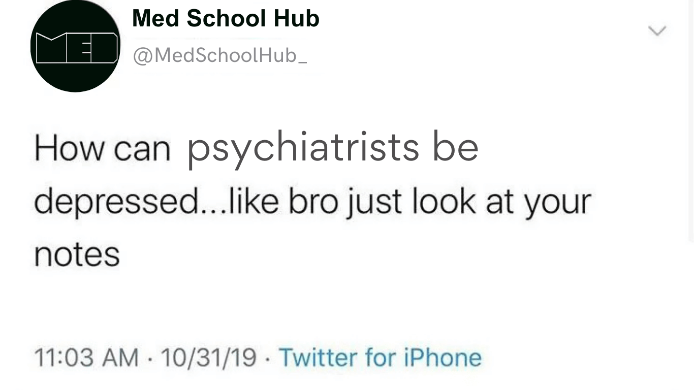 Psychiatric illnesses among psychiatrists