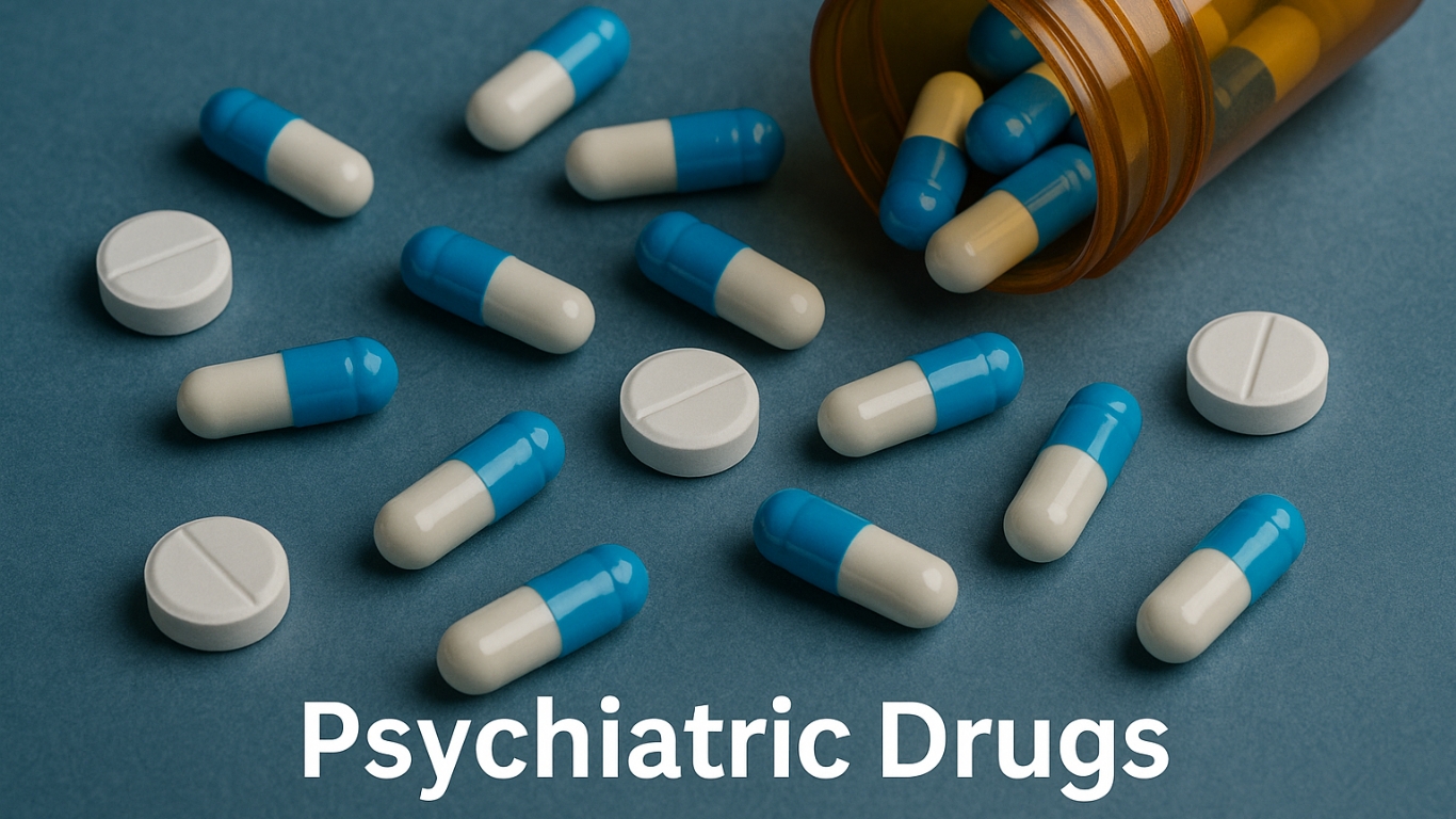 Psychiatric drugs mcq